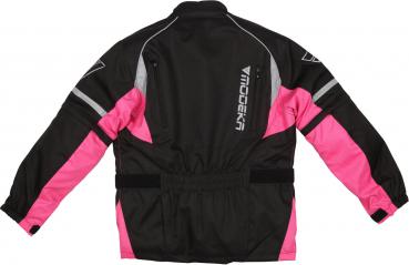 Modeka Tourex II Kinder Motorrad schwarz/pink