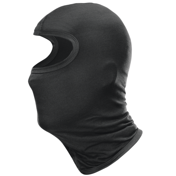 BÜSE Sturmhaube Seide schwarz