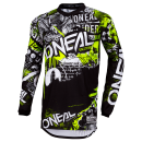 O'NEAL ELEMENT JERSEY ATTACK BLACK/NEON YELLOW