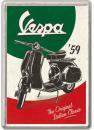 Blechpostkarte Vespa Italien Classic