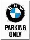 Magnet BMW Parking Only White
