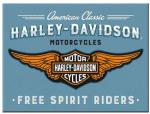 Magnet Harley Davidson Logo Blue