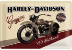 Blechschild 20X30 Harley Davidson Flathead