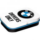 Pillendose BMW Drivers Only White
